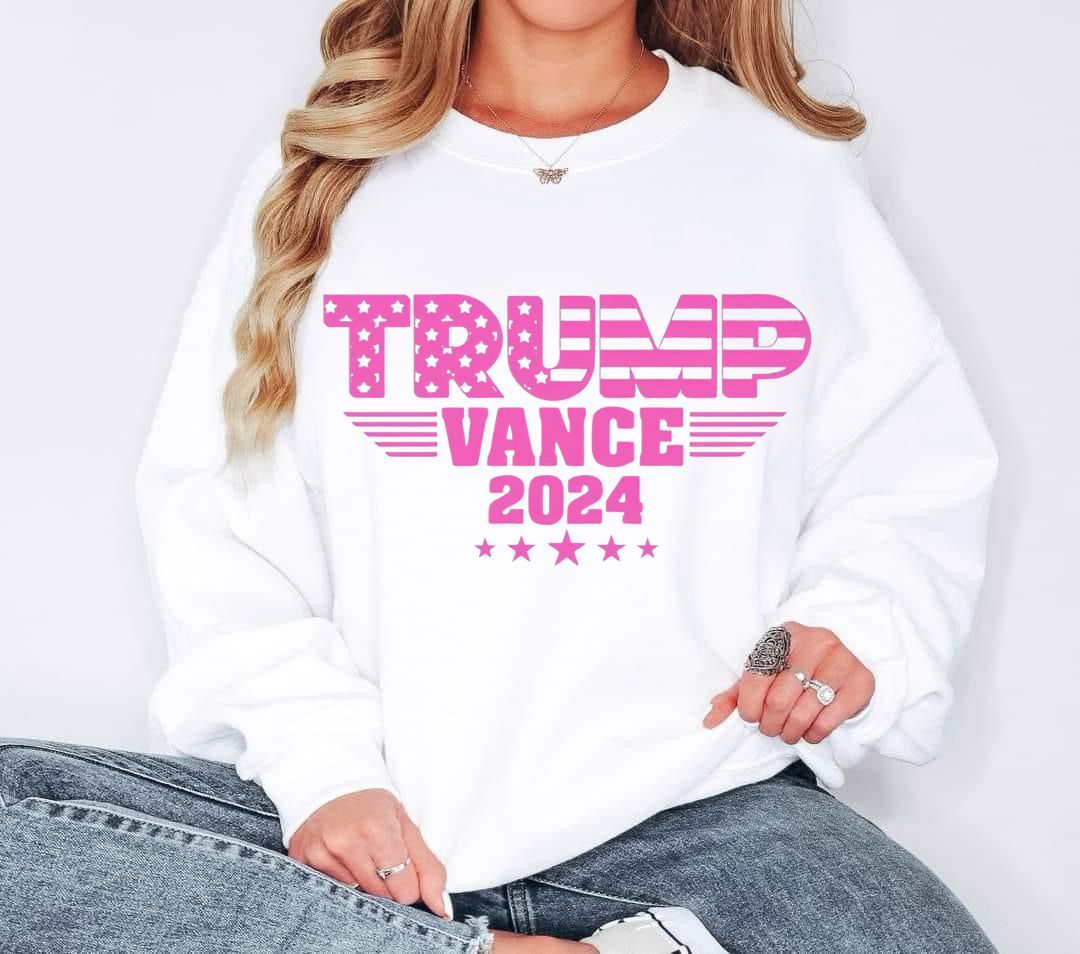 Trump Vance 2024 Crewneck Sweatshirt | 2024 president | 45th president | MAGA | 2024 Election | Republicans for Trump